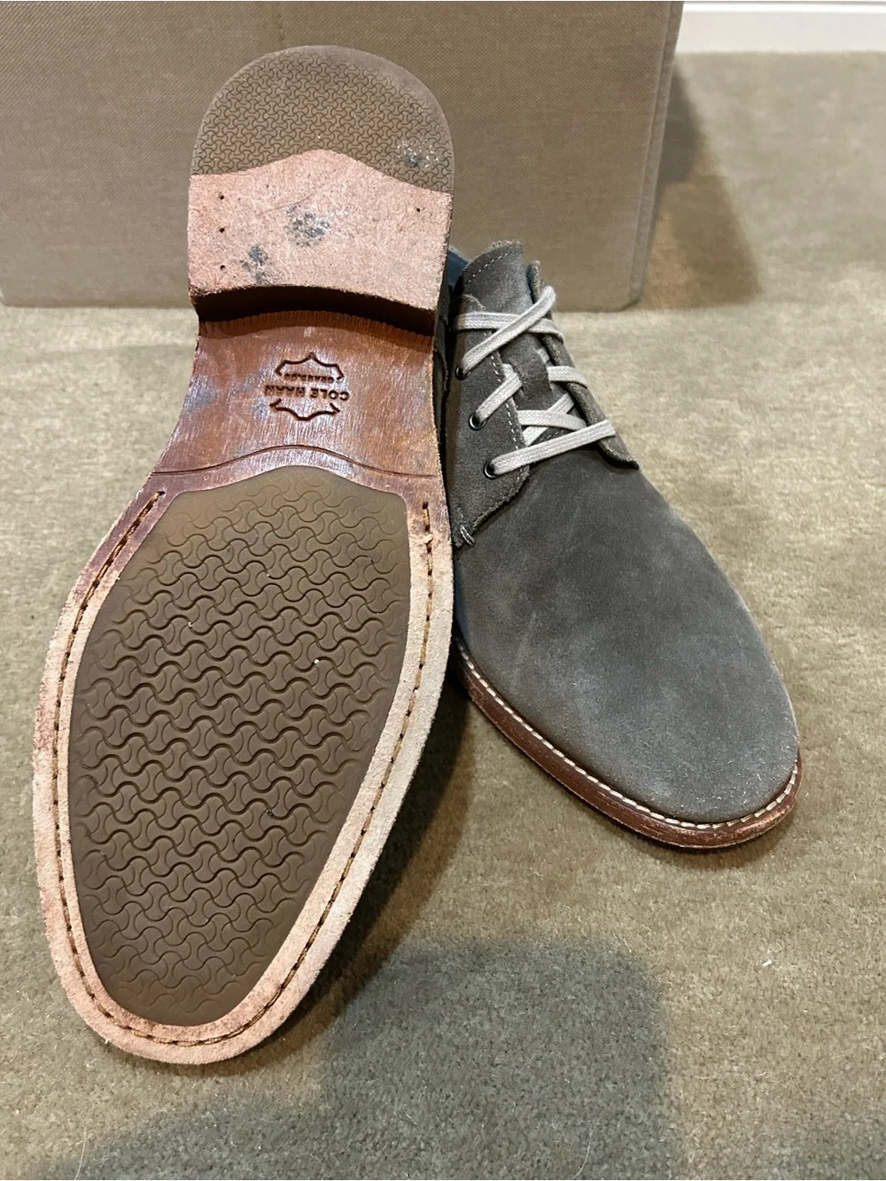 Cole Haan Gray Suede Business Casual Size 10.5M